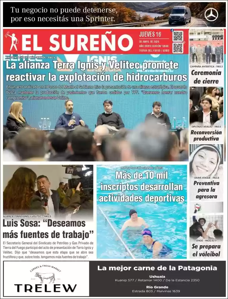 Estudios Max | RADIO REPÚBLICA - Tapa del diario El Sureño